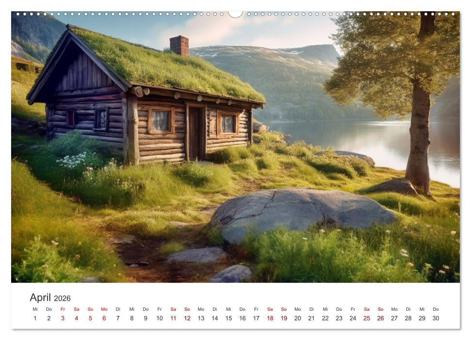 Zuhause in der Wildnis (CALVENDO Premium Wandkalender 2026)