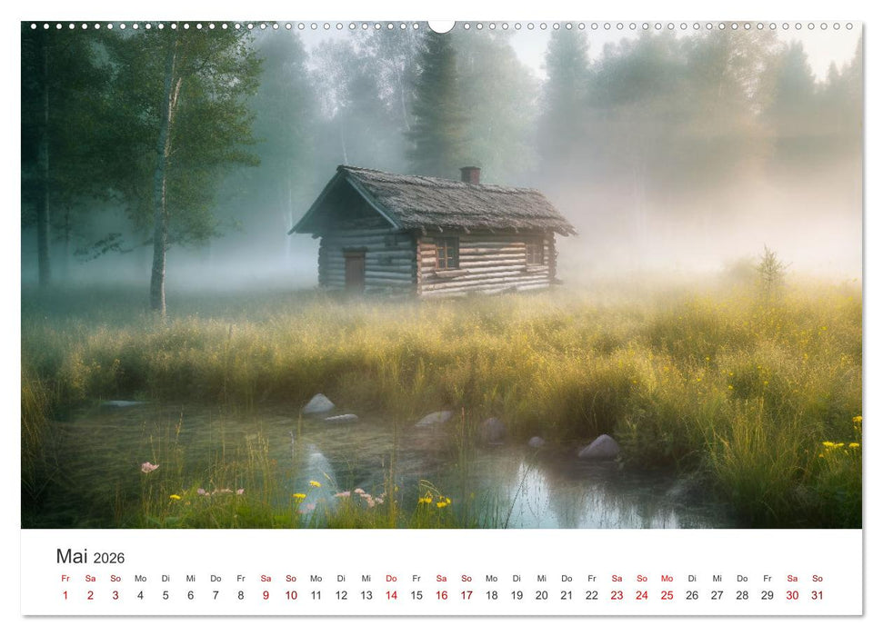 Zuhause in der Wildnis (CALVENDO Premium Wandkalender 2026)
