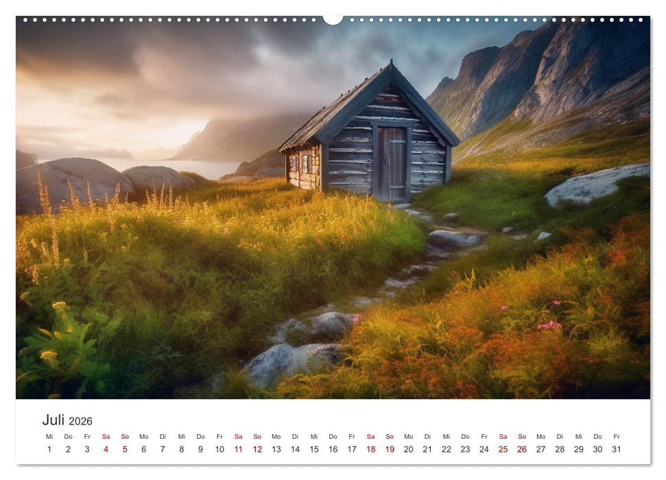 Zuhause in der Wildnis (CALVENDO Premium Wandkalender 2026)