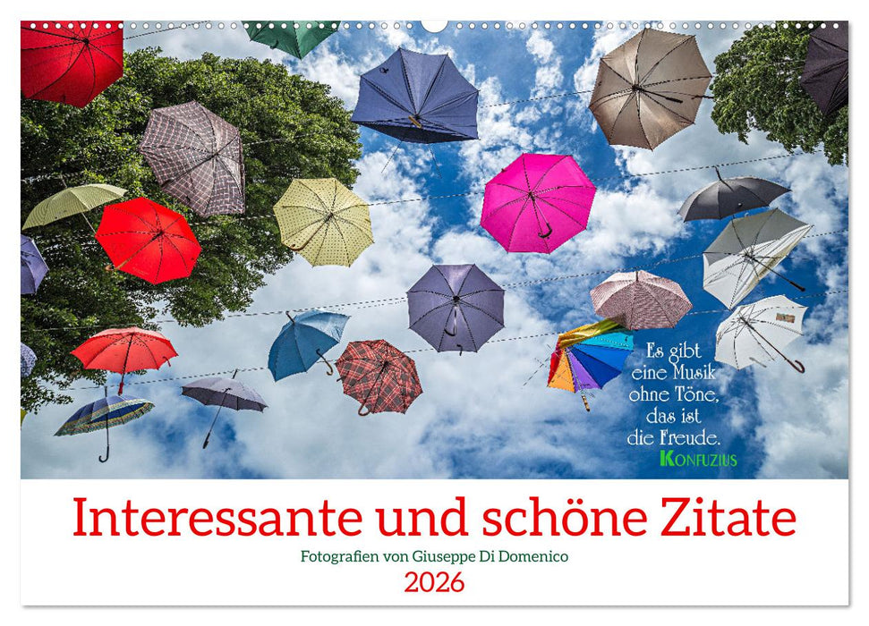 Interessante und schöne Zitate (CALVENDO Wandkalender 2026)
