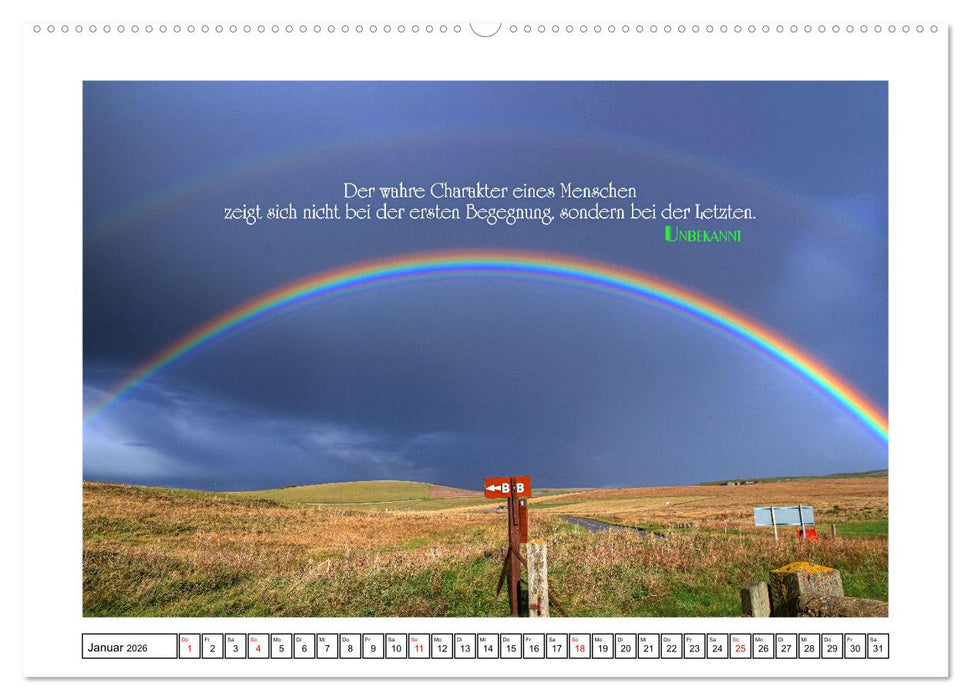 Interessante und schöne Zitate (CALVENDO Wandkalender 2026)