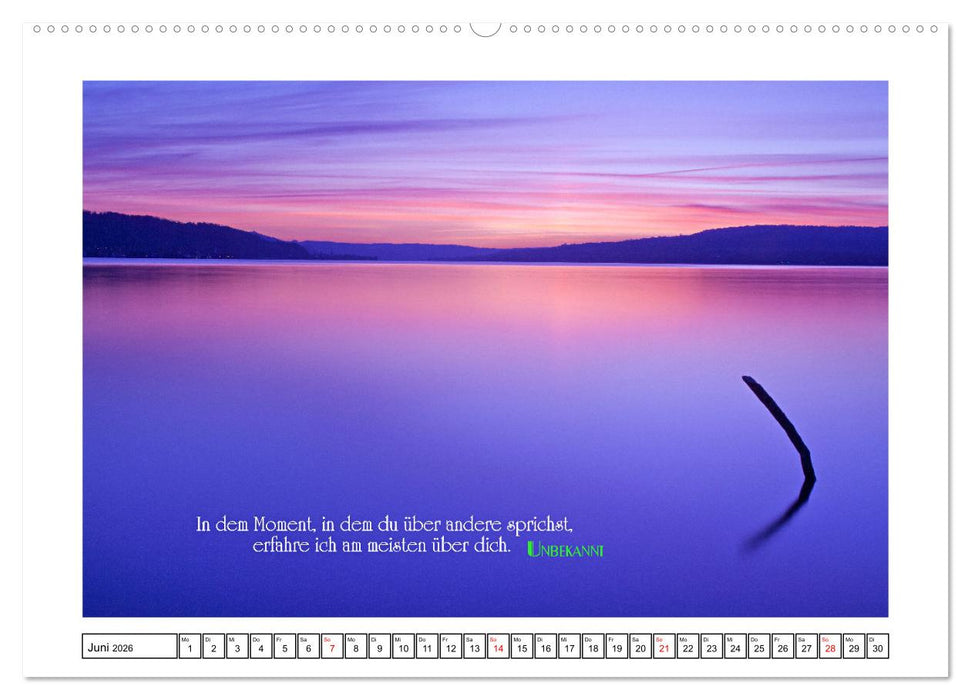 Interessante und schöne Zitate (CALVENDO Wandkalender 2026)