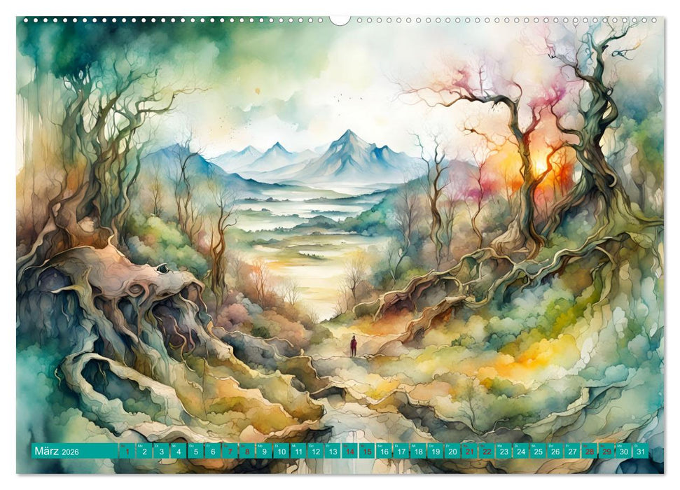 Landschaften Von Frühling bis Winter (CALVENDO Wandkalender 2026)