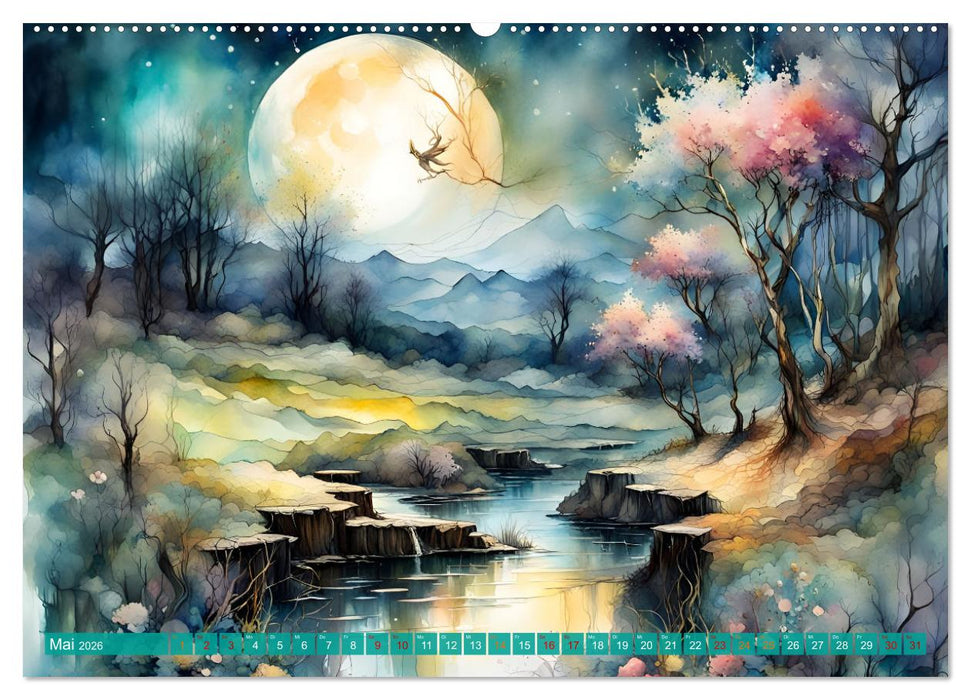 Landschaften Von Frühling bis Winter (CALVENDO Wandkalender 2026)