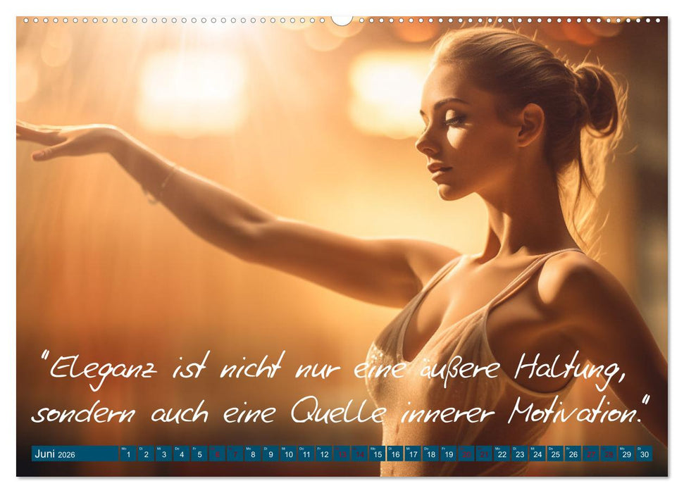 Motivation in Bewegung - Ein Jahr voller sportlicher Energie (CALVENDO Wandkalender 2026)