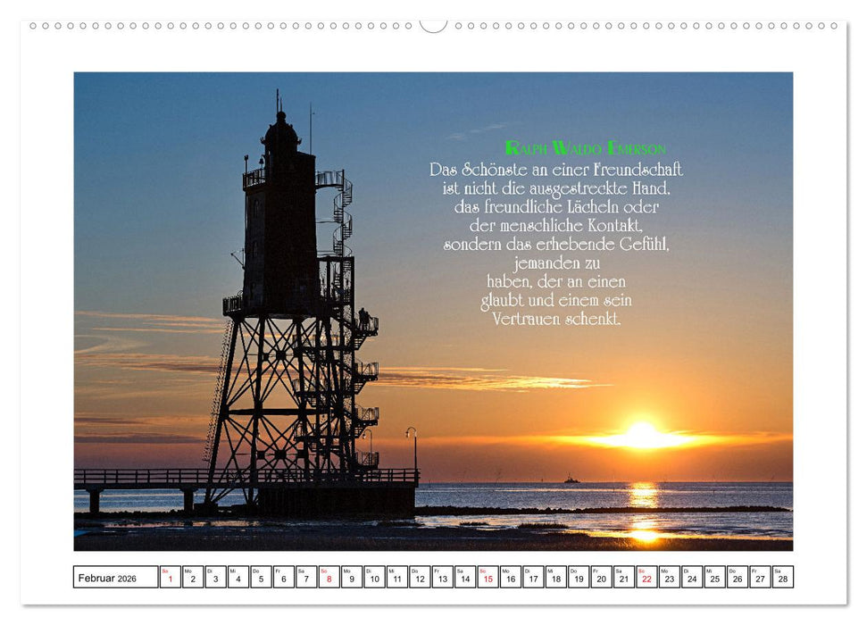 Interessante und schöne Zitate (CALVENDO Premium Wandkalender 2026)