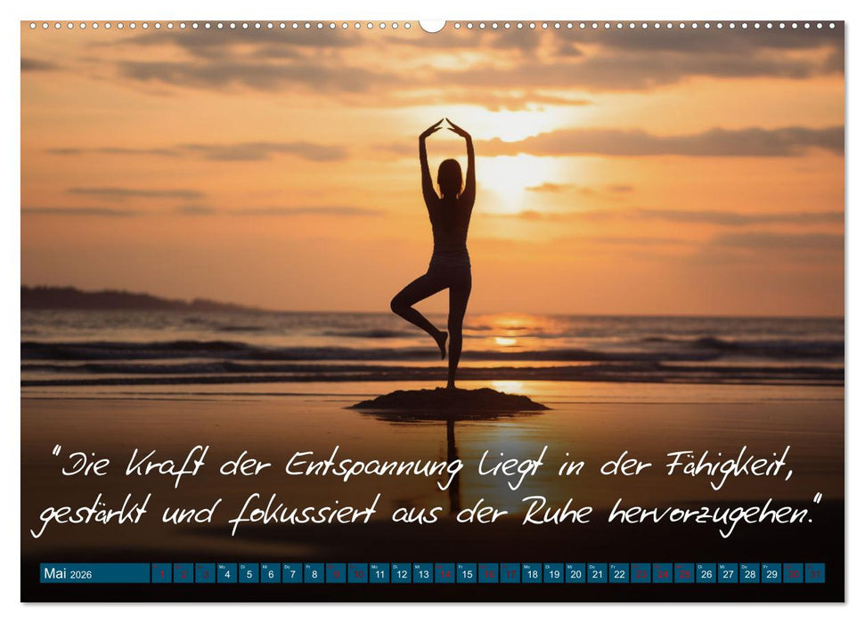 Motivation in Bewegung - Ein Jahr voller sportlicher Energie (CALVENDO Premium Wandkalender 2026)