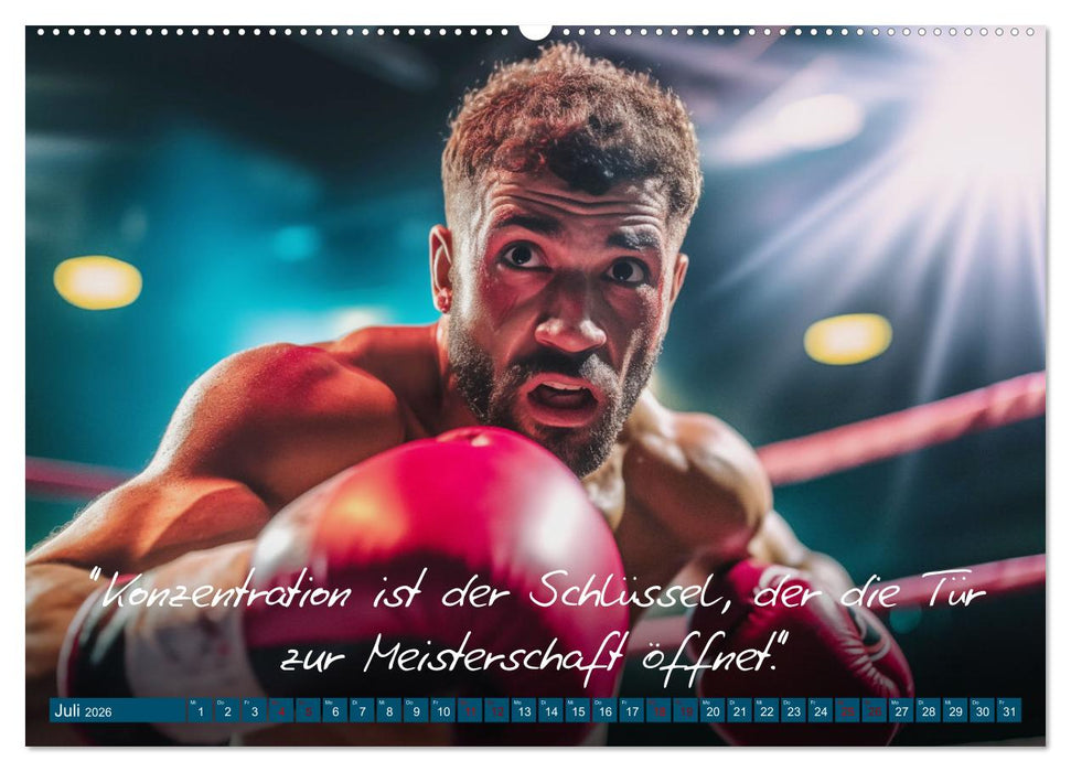Motivation in Bewegung - Ein Jahr voller sportlicher Energie (CALVENDO Premium Wandkalender 2026)
