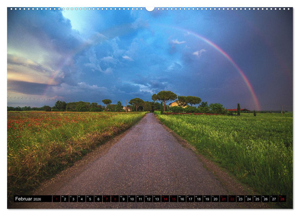 DIE TOSKANA IM FRÜHLING (CALVENDO Premium Wandkalender 2026)