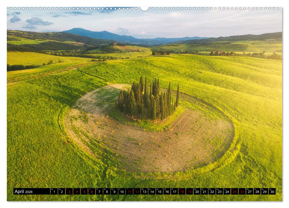 DIE TOSKANA IM FRÜHLING (CALVENDO Premium Wandkalender 2026)