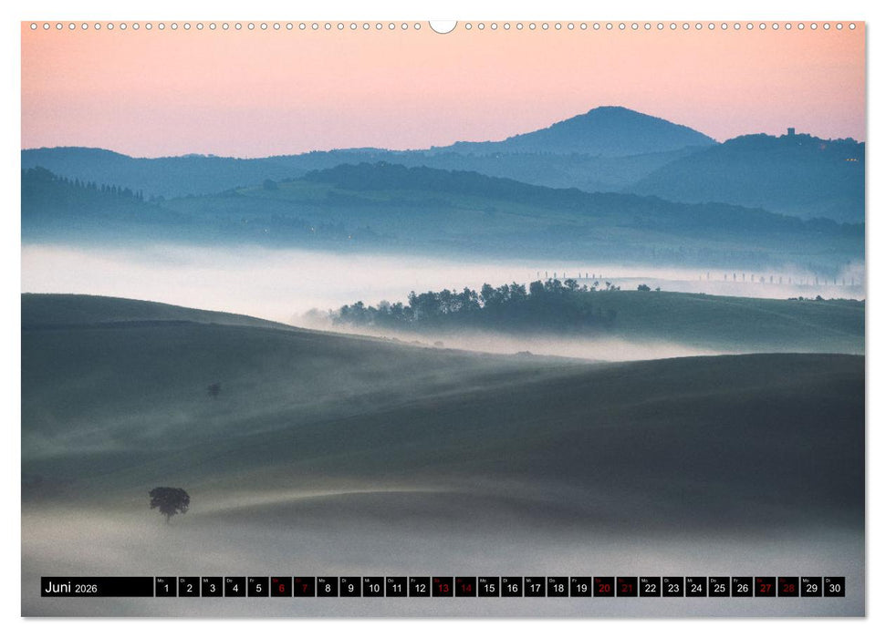 DIE TOSKANA IM FRÜHLING (CALVENDO Premium Wandkalender 2026)