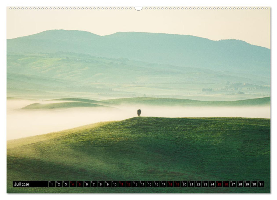 DIE TOSKANA IM FRÜHLING (CALVENDO Premium Wandkalender 2026)