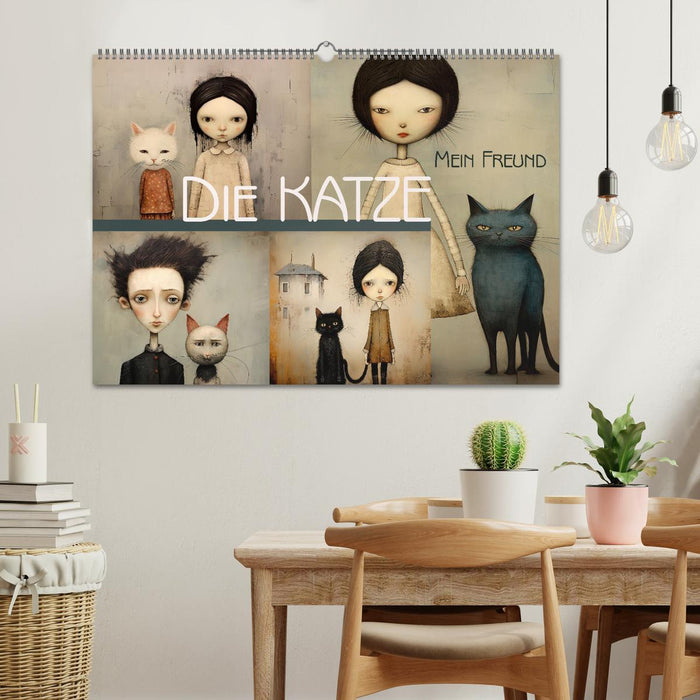 Die Katze - mein Freund (CALVENDO Wandkalender 2026)
