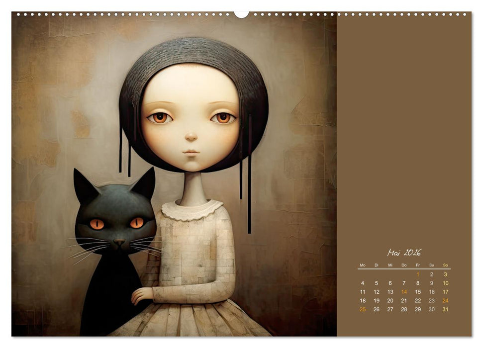 Die Katze - mein Freund (CALVENDO Wandkalender 2026)