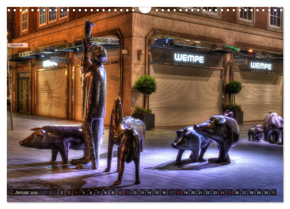 Bremer Perspektiven (CALVENDO Wandkalender 2026)