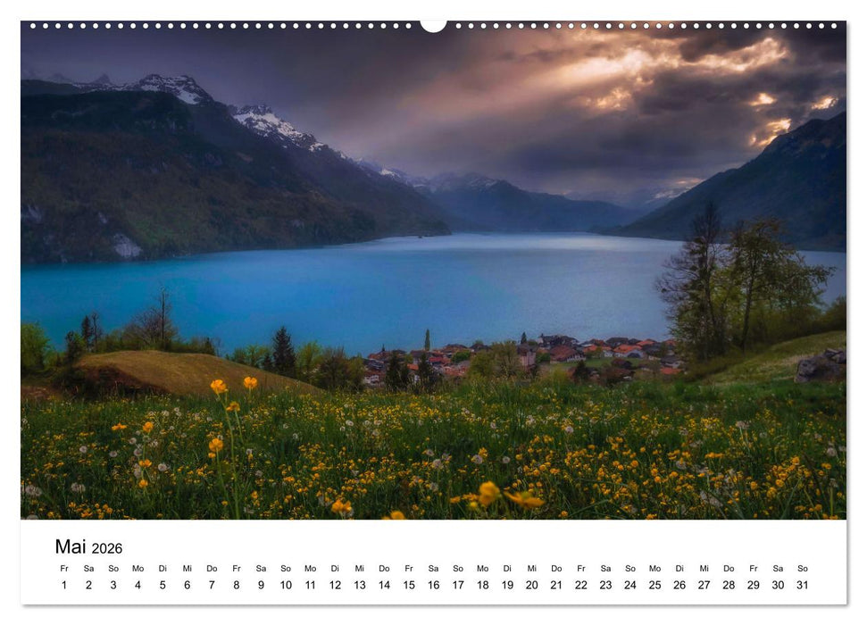 Wunderwelt Schweiz (CALVENDO Wandkalender 2026)