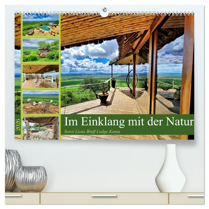 Im Einklang mit der Natur - Soroi Lions Bluff Lodge Kenia (CALVENDO Premium Wandkalender 2026)