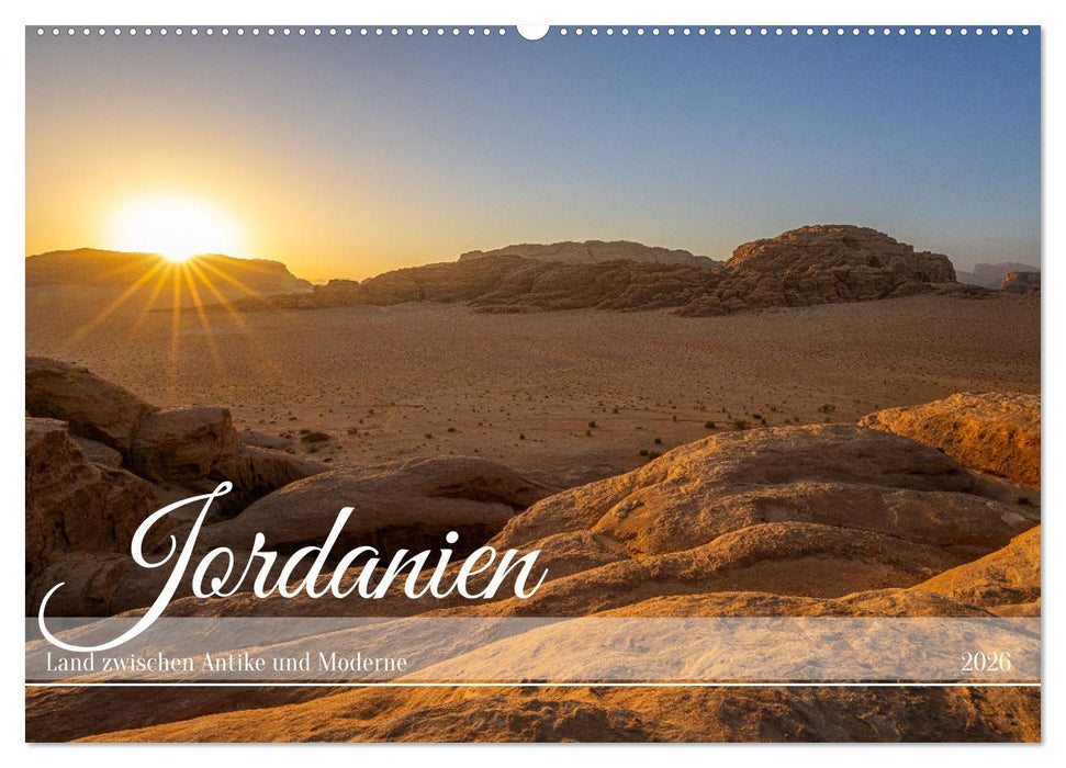Jordanien - Land zwischen Antike und Moderne (CALVENDO Wandkalender 2026)