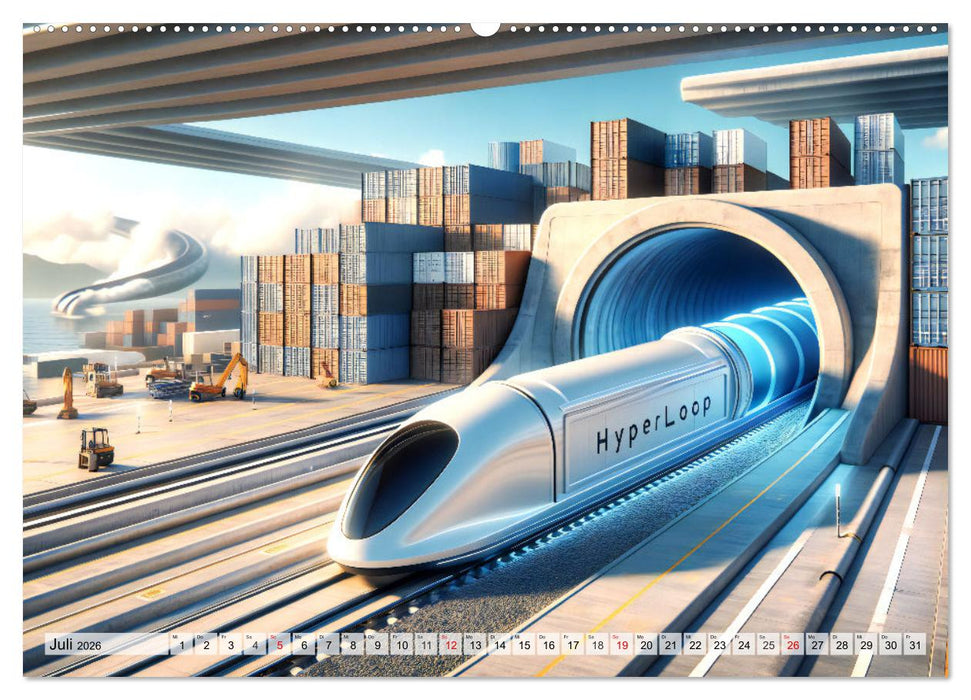 Die Zukunft im Hamburger Hafen: Visionen und Möglichkeiten von Morgen. (CALVENDO Premium Wandkalender 2026)