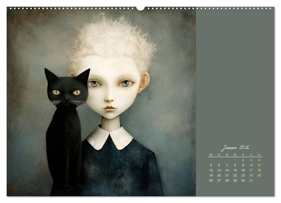 Die Katze - mein Freund (CALVENDO Premium Wandkalender 2026)