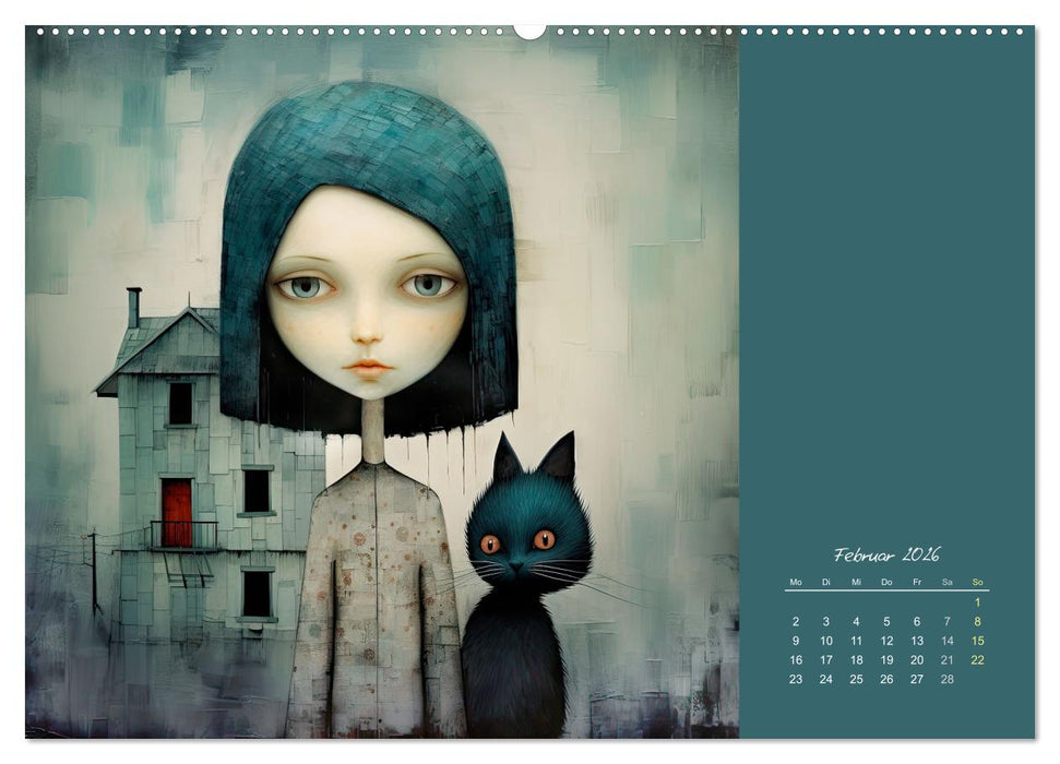 Die Katze - mein Freund (CALVENDO Premium Wandkalender 2026)