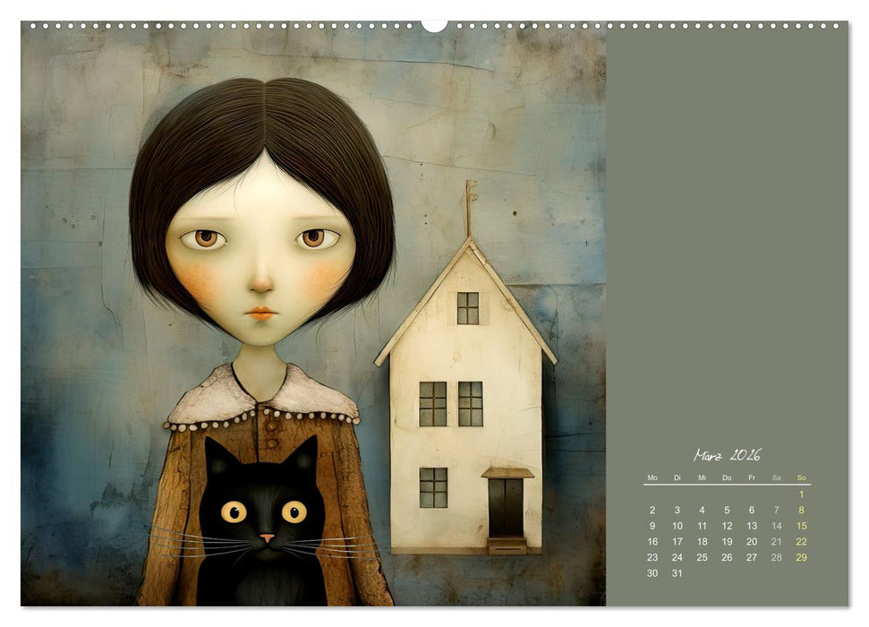 Die Katze - mein Freund (CALVENDO Premium Wandkalender 2026)
