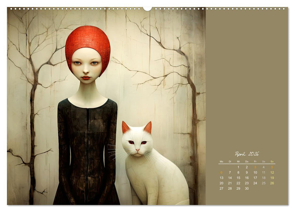 Die Katze - mein Freund (CALVENDO Premium Wandkalender 2026)