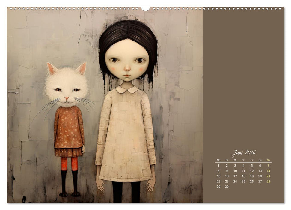 Die Katze - mein Freund (CALVENDO Premium Wandkalender 2026)