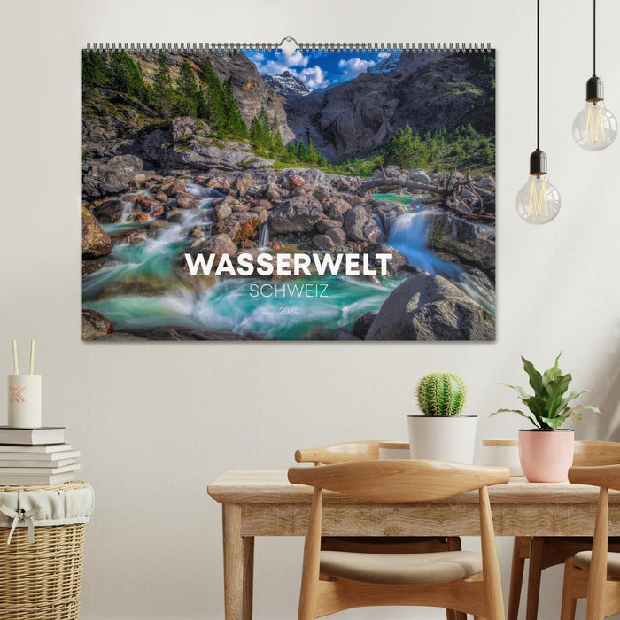 Wasserwelt Schweiz (CALVENDO Wandkalender 2026)