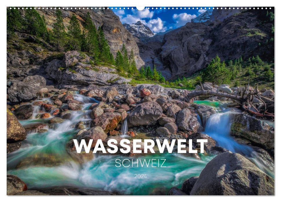 Wasserwelt Schweiz (CALVENDO Wandkalender 2026)