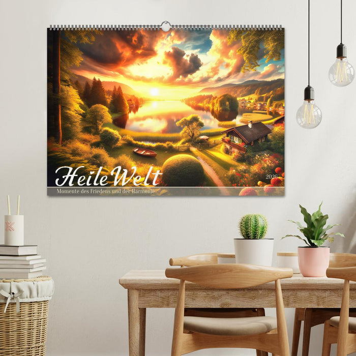 Heile Welt - Momente des Friedens und der Harmonie (CALVENDO Wandkalender 2026)