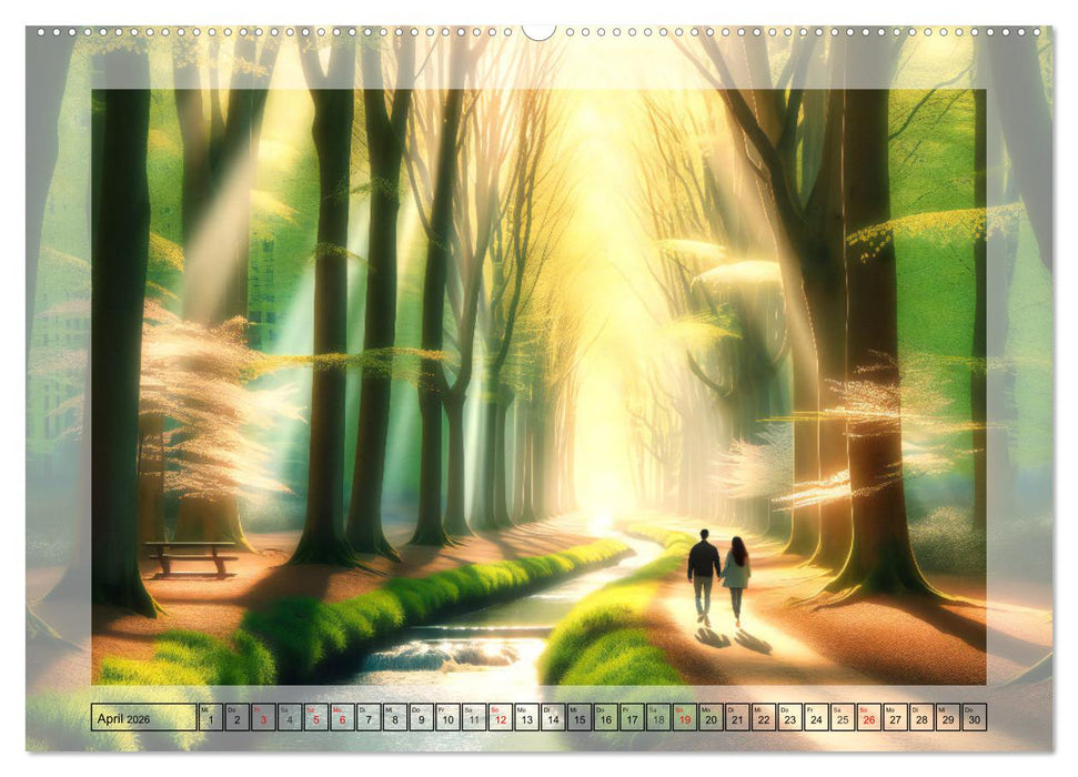 Heile Welt - Momente des Friedens und der Harmonie (CALVENDO Wandkalender 2026)