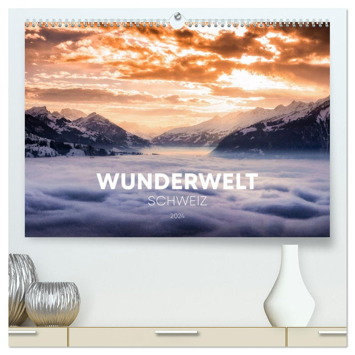 Wunderwelt Schweiz (CALVENDO Premium Wandkalender 2026)