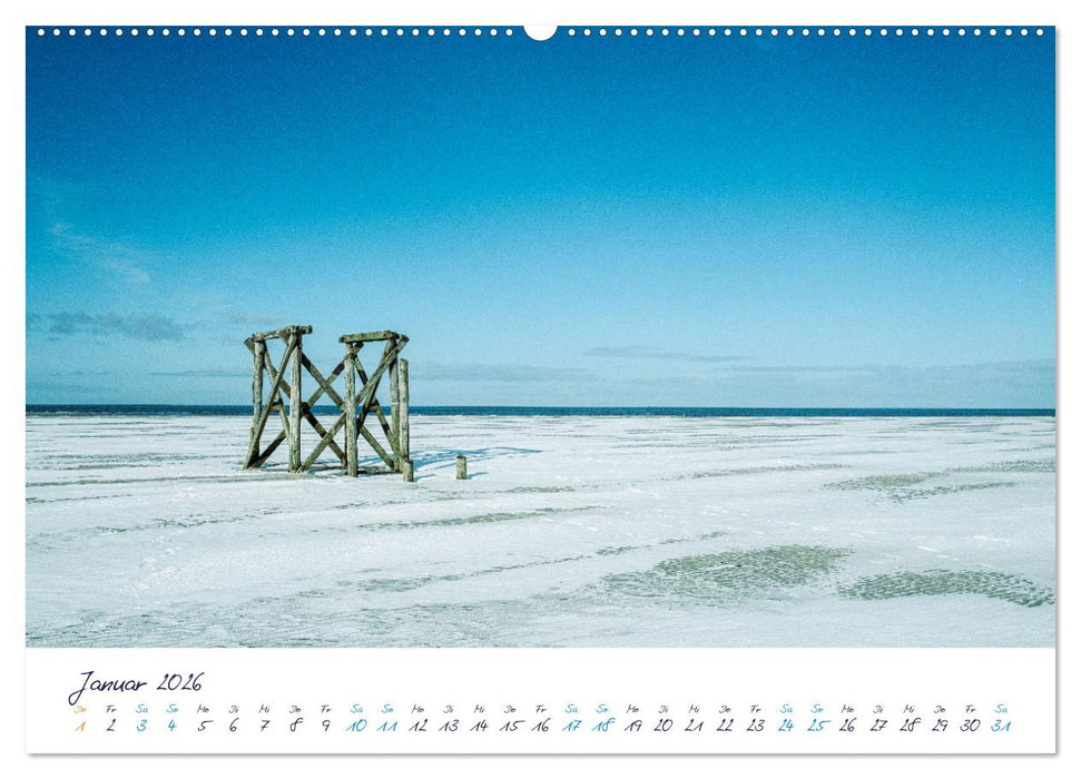 Nordfriesland - weiter Horizont, faszinierende Natur, idyllische Städte (CALVENDO Wandkalender 2026)
