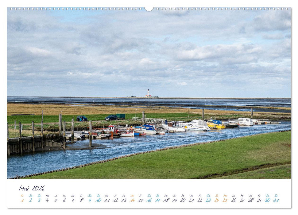Nordfriesland - weiter Horizont, faszinierende Natur, idyllische Städte (CALVENDO Wandkalender 2026)