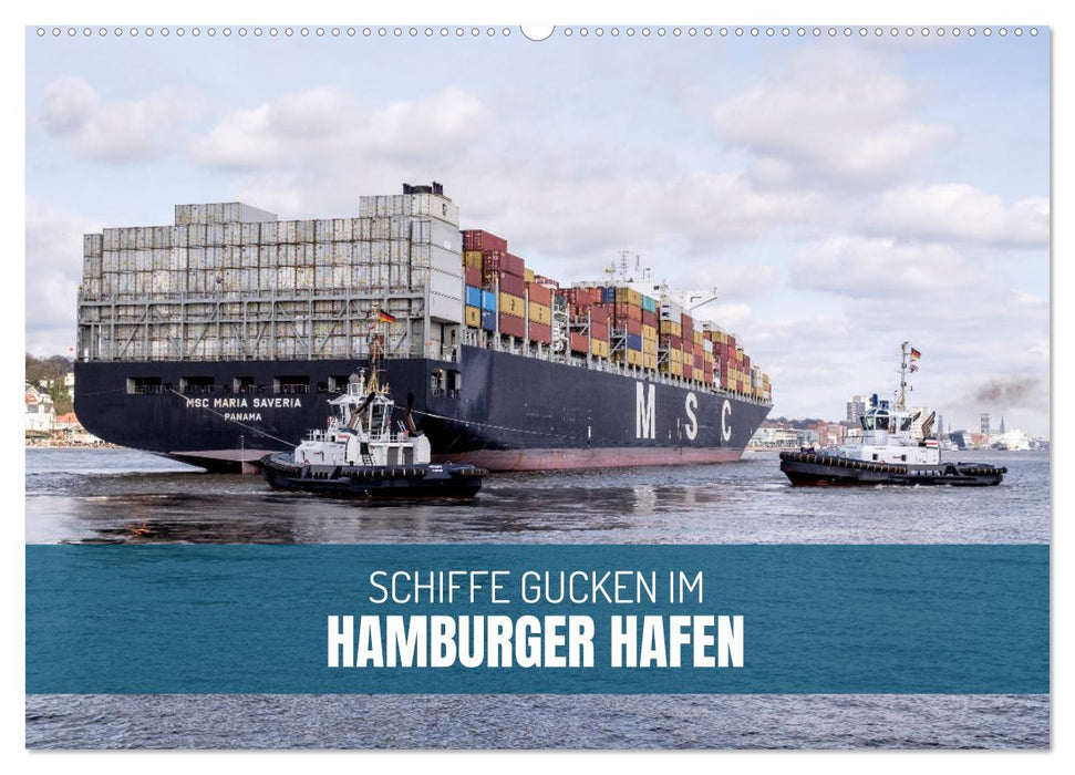 Schiffe gucken im Hamburger Hafen (CALVENDO Wandkalender 2026)
