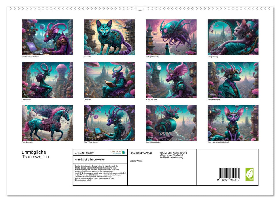 unmögliche Traumwelten (CALVENDO Premium Wandkalender 2026)