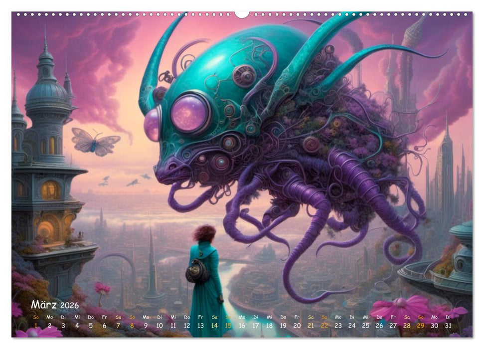 unmögliche Traumwelten (CALVENDO Premium Wandkalender 2026)