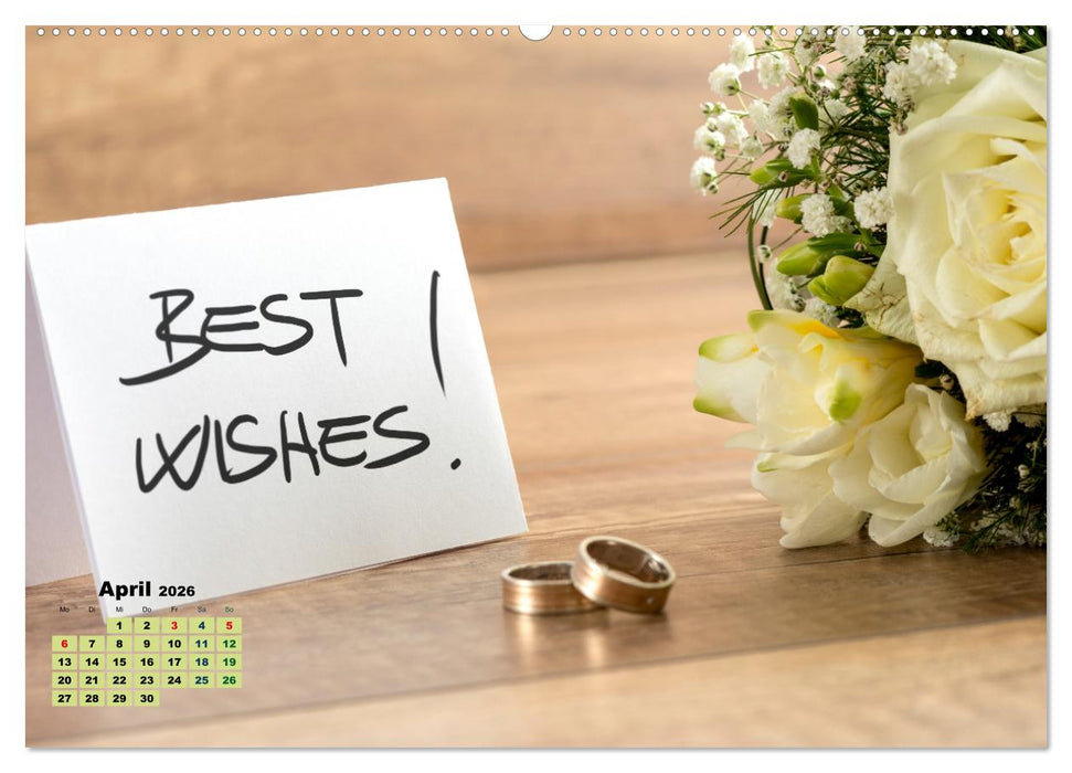 W wie Wedding (CALVENDO Premium Wandkalender 2026)