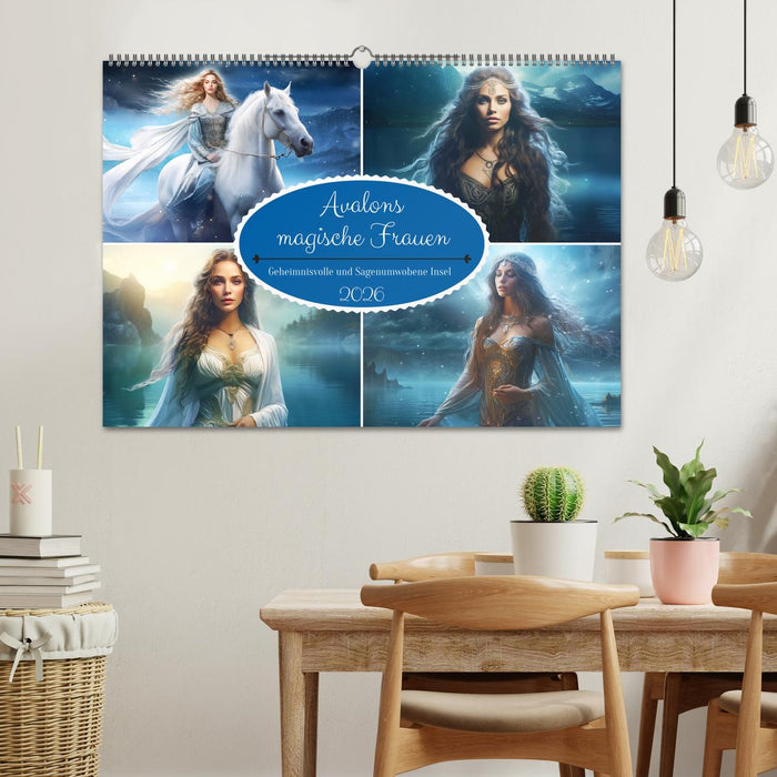 Avalons magische Frauen. Geheimnisvolle und Sagenumwobene Insel (CALVENDO Wandkalender 2026)
