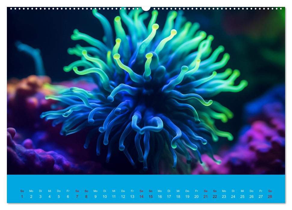 Farbenpracht im Ozean - Die Schönheit der Korallen (CALVENDO Wandkalender 2026)