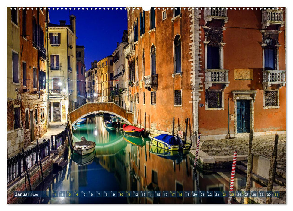 Venedig - eine Stadt für Träumer (CALVENDO Wandkalender 2026)