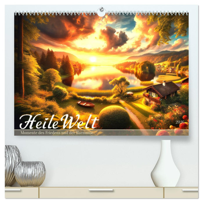 Heile Welt - Momente des Friedens und der Harmonie (CALVENDO Premium Wandkalender 2026)