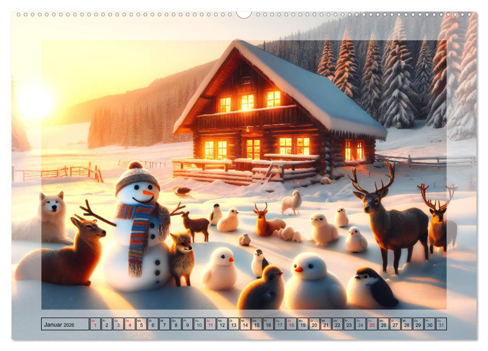 Heile Welt - Momente des Friedens und der Harmonie (CALVENDO Premium Wandkalender 2026)