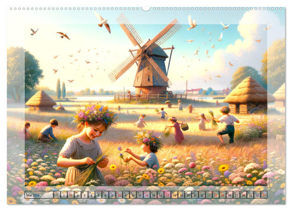 Heile Welt - Momente des Friedens und der Harmonie (CALVENDO Premium Wandkalender 2026)