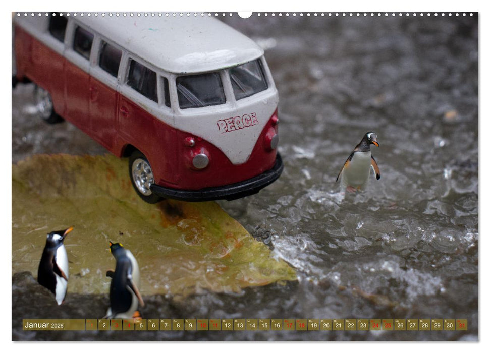 Miniature Caravaning: Großes Abenteuer mit kleinem Camper (CALVENDO Wandkalender 2026)