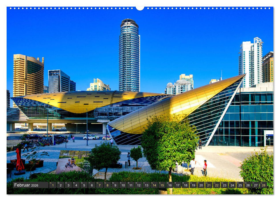 Dubai - zwischen Traum und Wirklichkeit (CALVENDO Wandkalender 2026)
