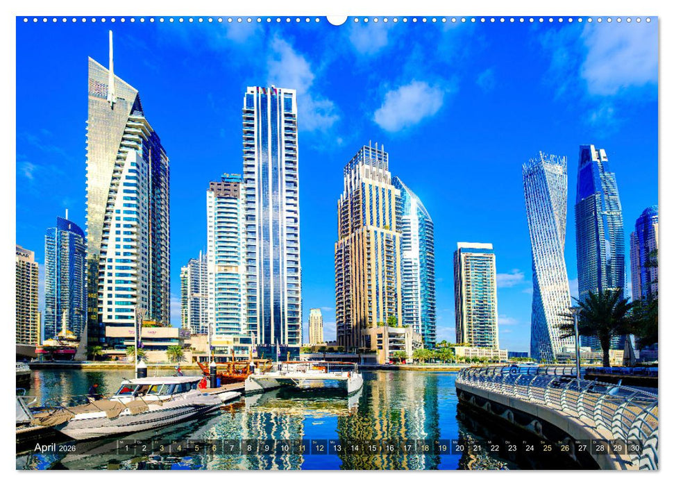 Dubai - zwischen Traum und Wirklichkeit (CALVENDO Wandkalender 2026)