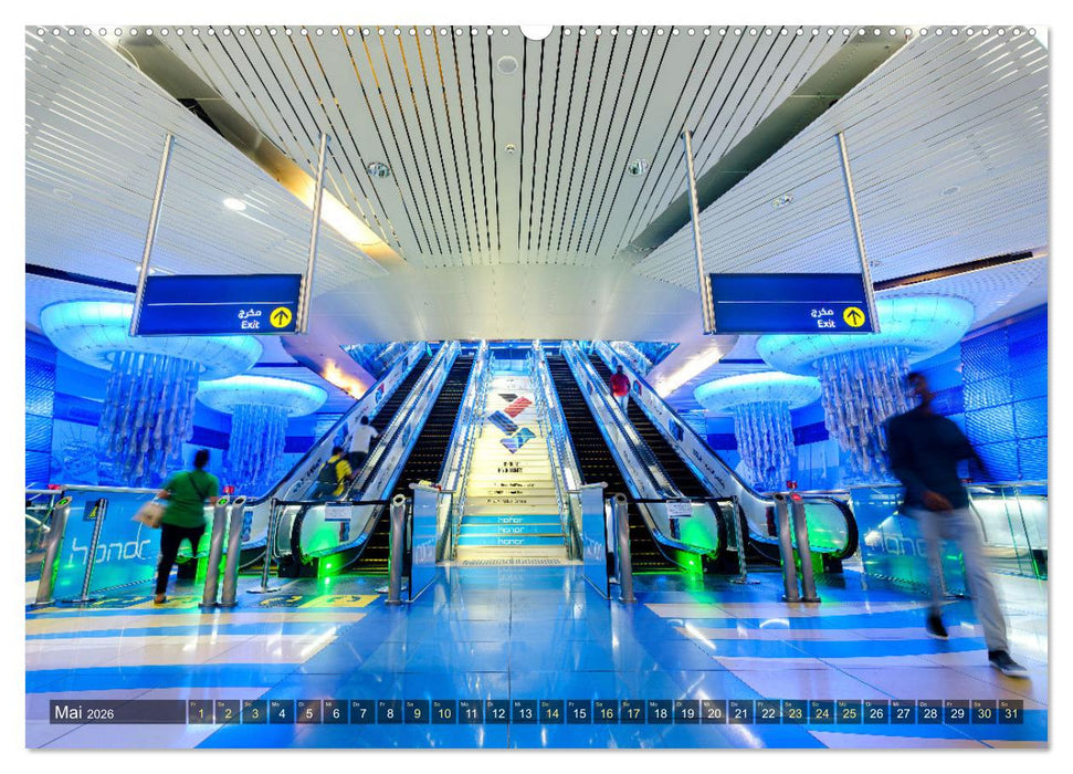 Dubai - zwischen Traum und Wirklichkeit (CALVENDO Wandkalender 2026)