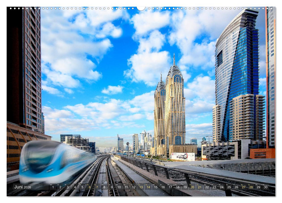 Dubai - zwischen Traum und Wirklichkeit (CALVENDO Wandkalender 2026)